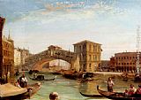 Edward Pritchett Ponto Di Rialto (Canal Grande) painting